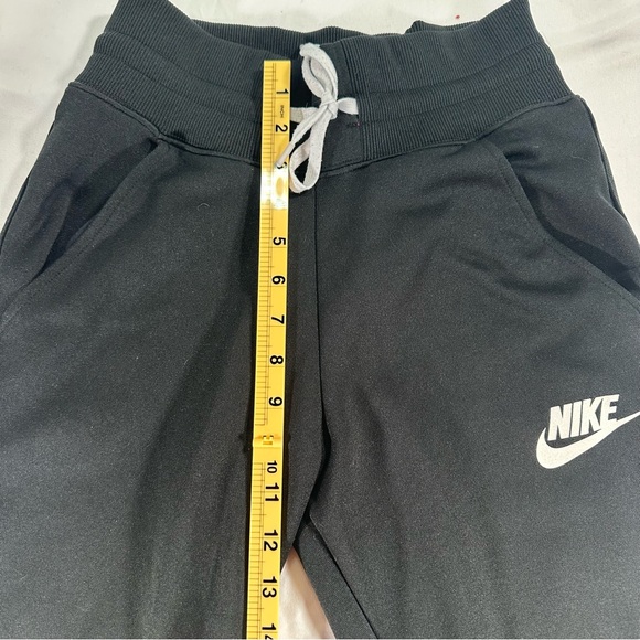 Nike Women’s Black Sweatpants with White Logo - Picture 3 of 6